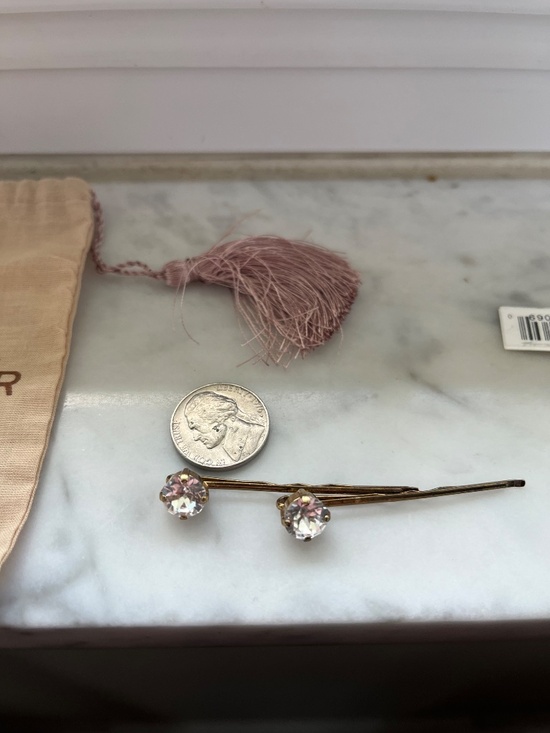 Jennifer Behr Gemma Crystal Diamond Hair Bobby Pin L. Erickson Little Gems Lot 3 main image 7